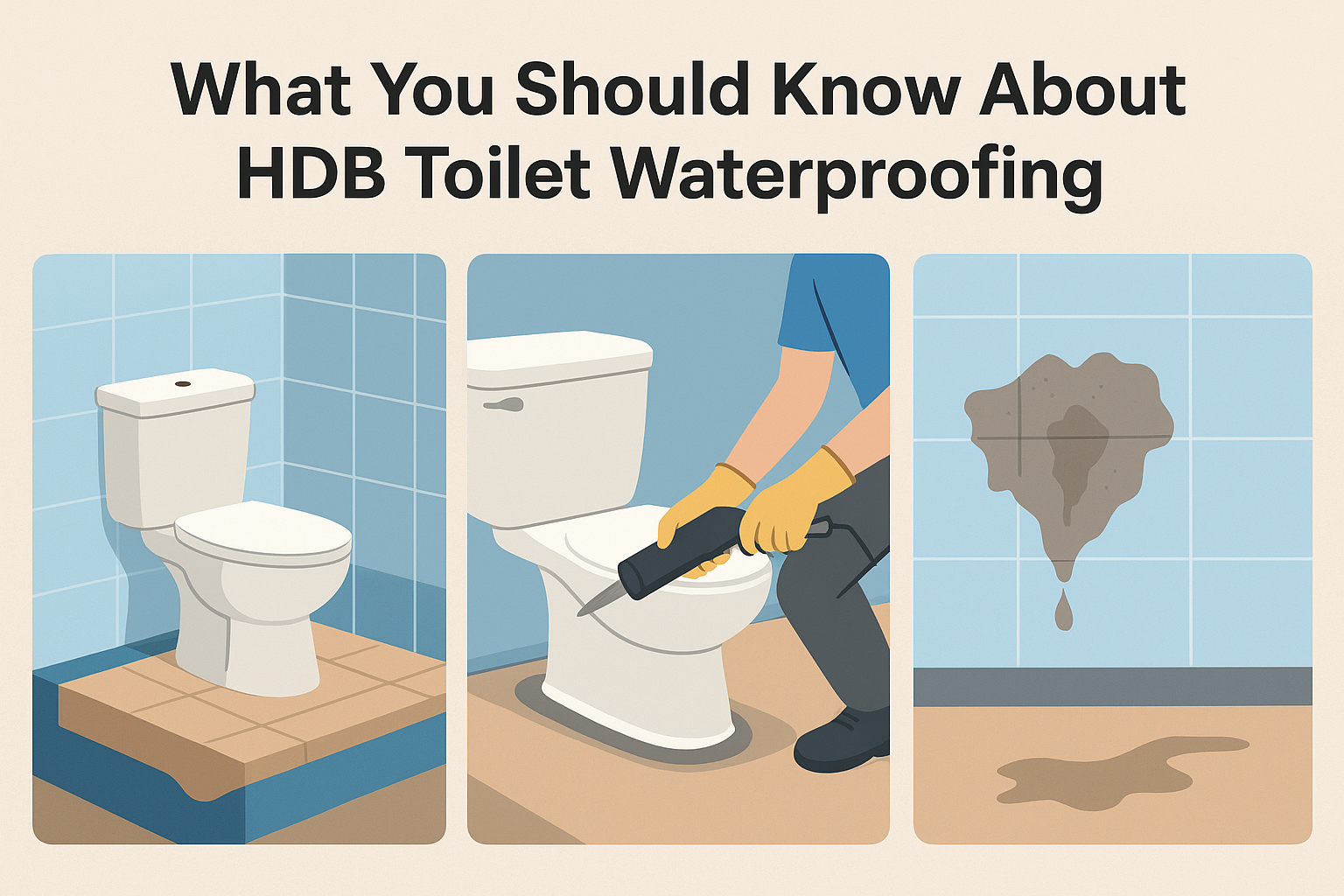 What You Should Know About HDB Toilet Waterproofing